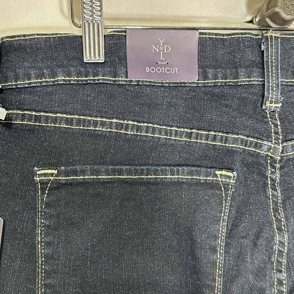 NYDJ - dark blue denim plus size bootcut jeans - 16w - NWT - Picture 4 of 5